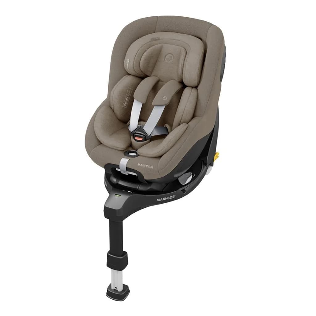 Maxi-Cosi Mica 360 Pro i-Size Dünyanın İlk Kızaklı, Araç Dışına Çıkabilen ADAC'lı İsofix'li 360 Dönebilir Yatabilir 0-18 kg Bebek Oto Koltuğu Authentic Truffle