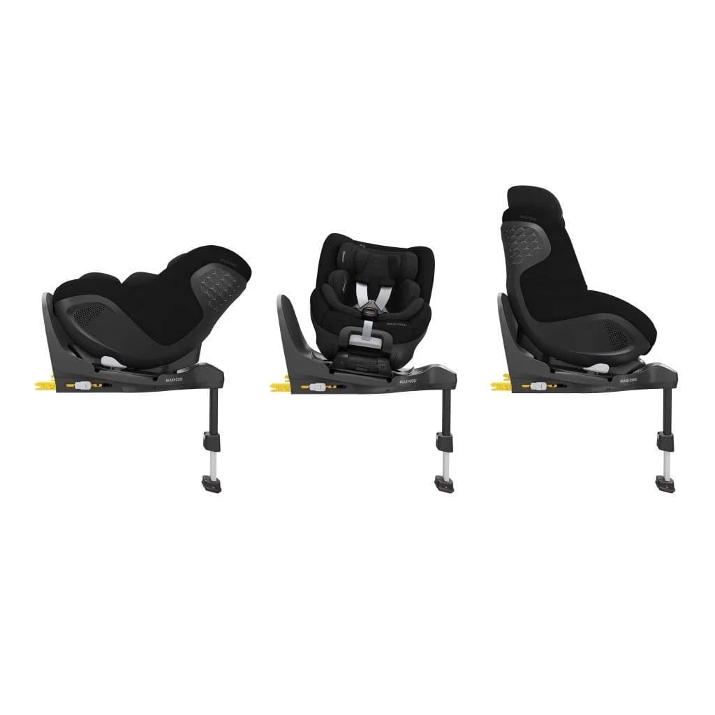 Maxi-Cosi Mica 360 Pro i-Size Dünyanın İlk Kızaklı, Araç Dışına Çıkabilen ADAC'lı İsofix'li 360 Dönebilir Yatabilir 0-18 kg Bebek Oto Koltuğu Authentic Black