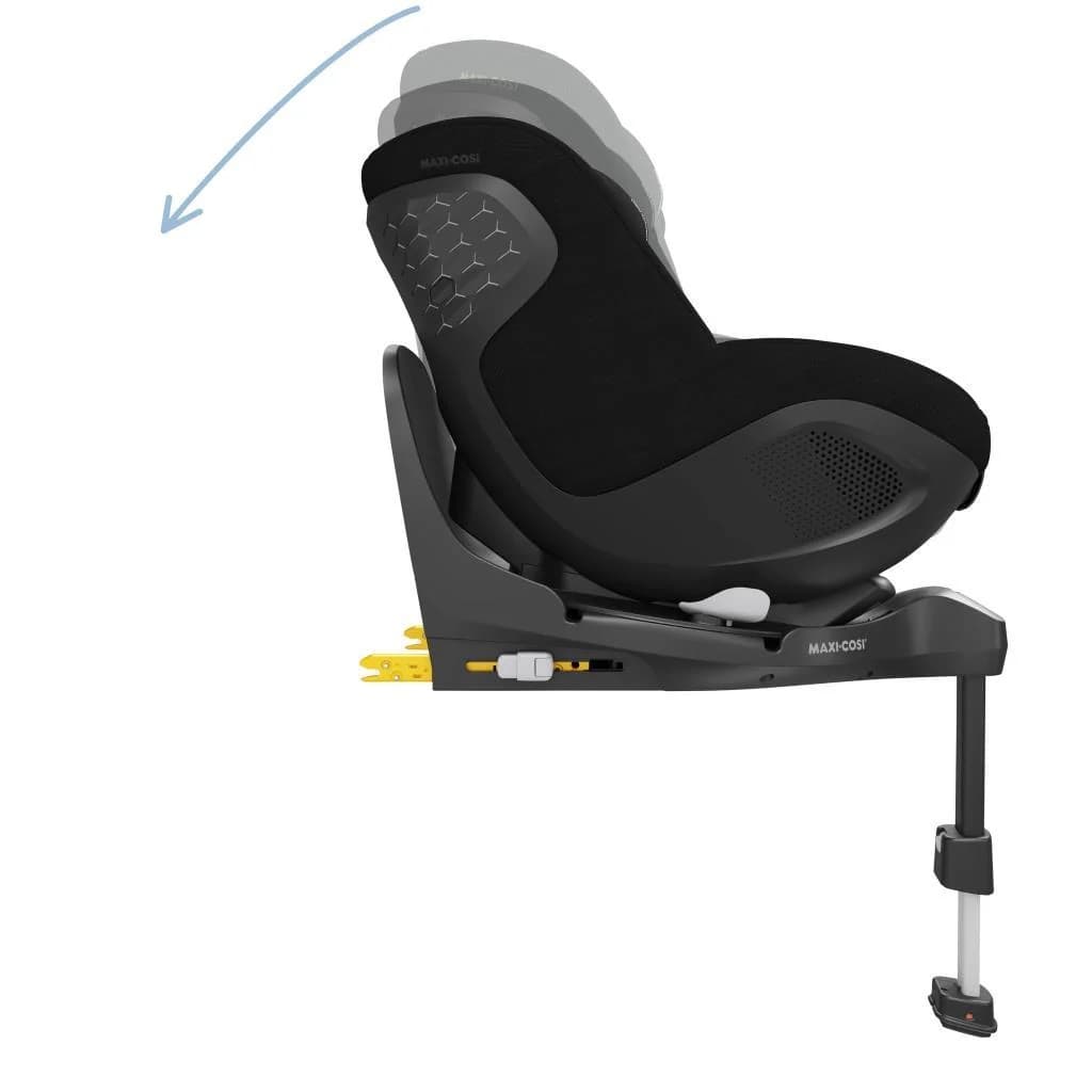 Maxi-Cosi Mica 360 Pro i-Size Dünyanın İlk Kızaklı, Araç Dışına Çıkabilen ADAC'lı İsofix'li 360 Dönebilir Yatabilir 0-18 kg Bebek Oto Koltuğu Authentic Black