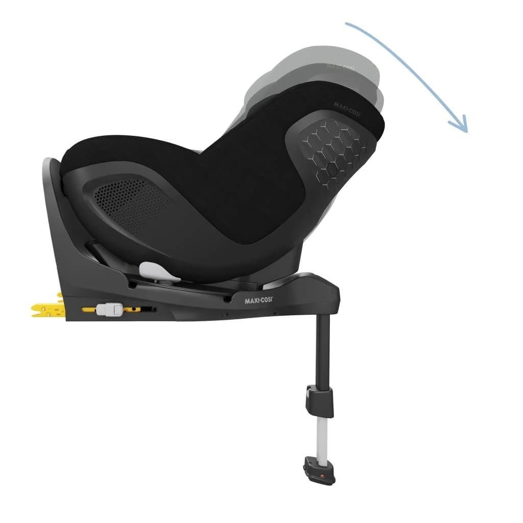 Maxi-Cosi Mica 360 Pro i-Size Dünyanın İlk Kızaklı, Araç Dışına Çıkabilen ADAC'lı İsofix'li 360 Dönebilir Yatabilir 0-18 kg Bebek Oto Koltuğu Authentic Black